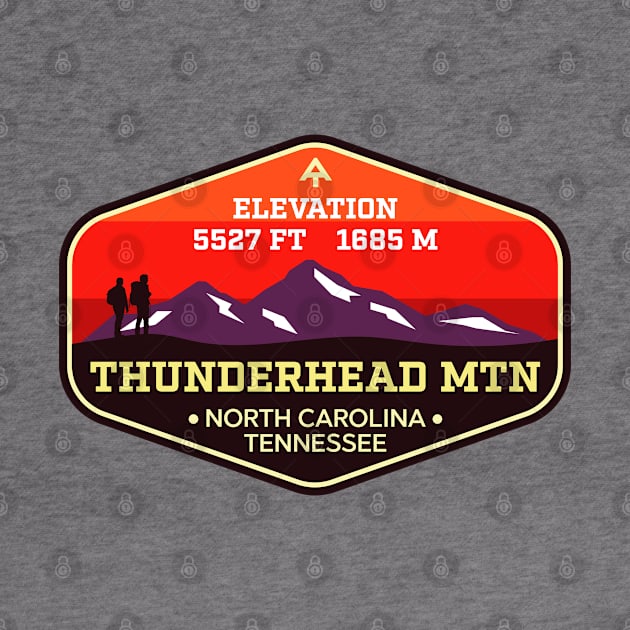 Thunderhead Mountain -  North Carolina / Tennessee - Appalachian Trail Mountain Climbing Badge by TGKelly